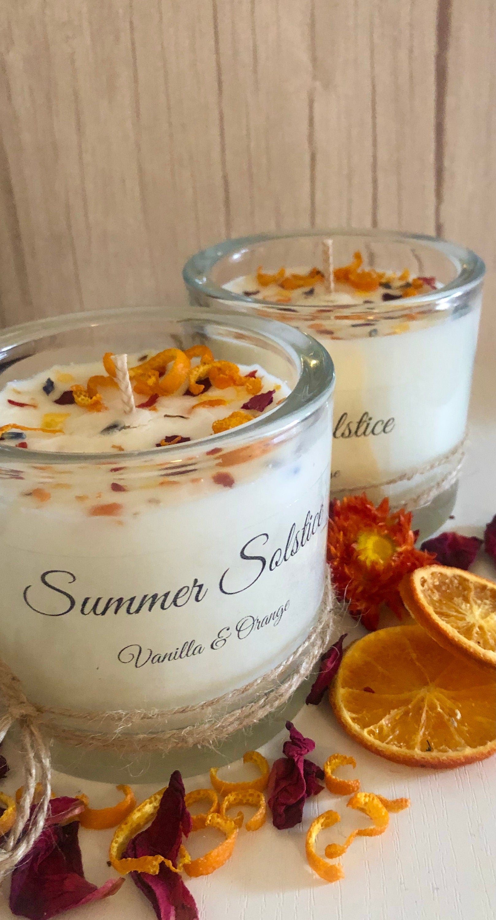 Summer Solstice Twin Set | Vanilla & Orange