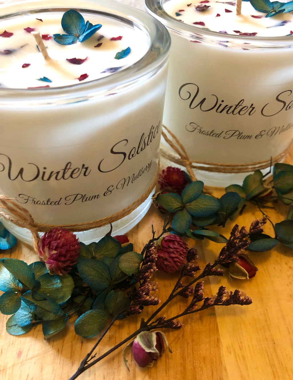 Winter Solstice Twin Set | Frosted Plum & Mulberry