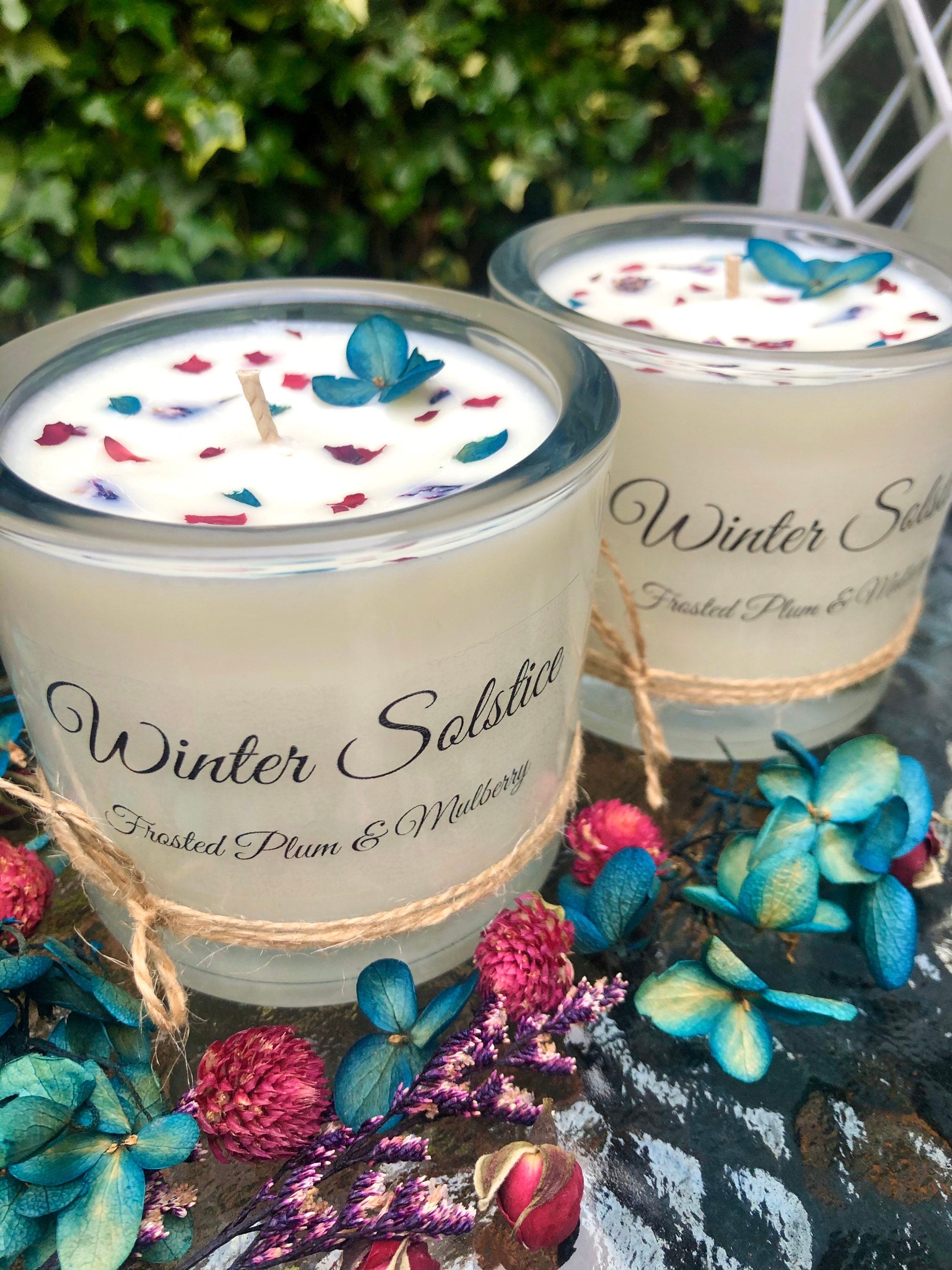 Winter Solstice Twin Set | Frosted Plum & Mulberry