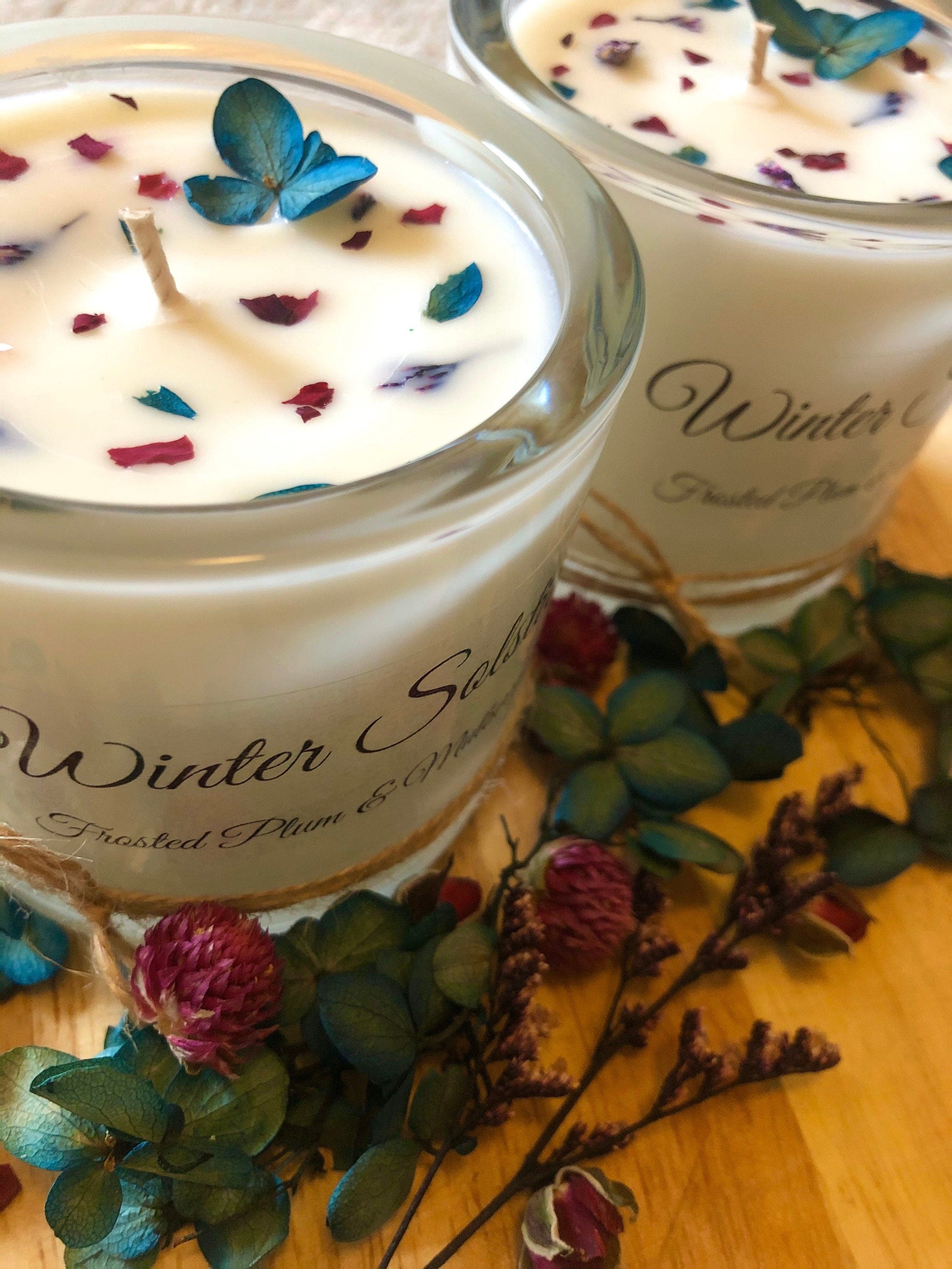 Winter Solstice Twin Set | Frosted Plum & Mulberry