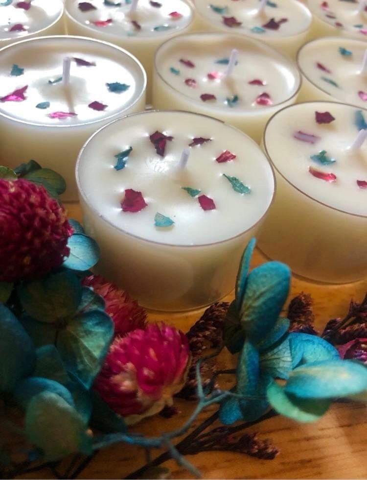Winter Solstice Tealights | Frosted Plum & Mulberry