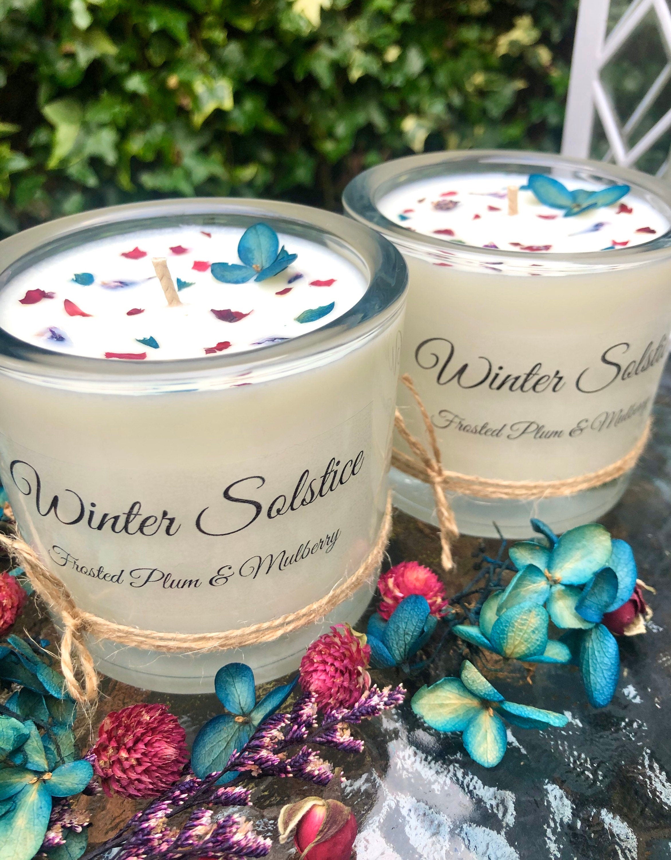 Winter Solstice Twin Set | Frosted Plum & Mulberry