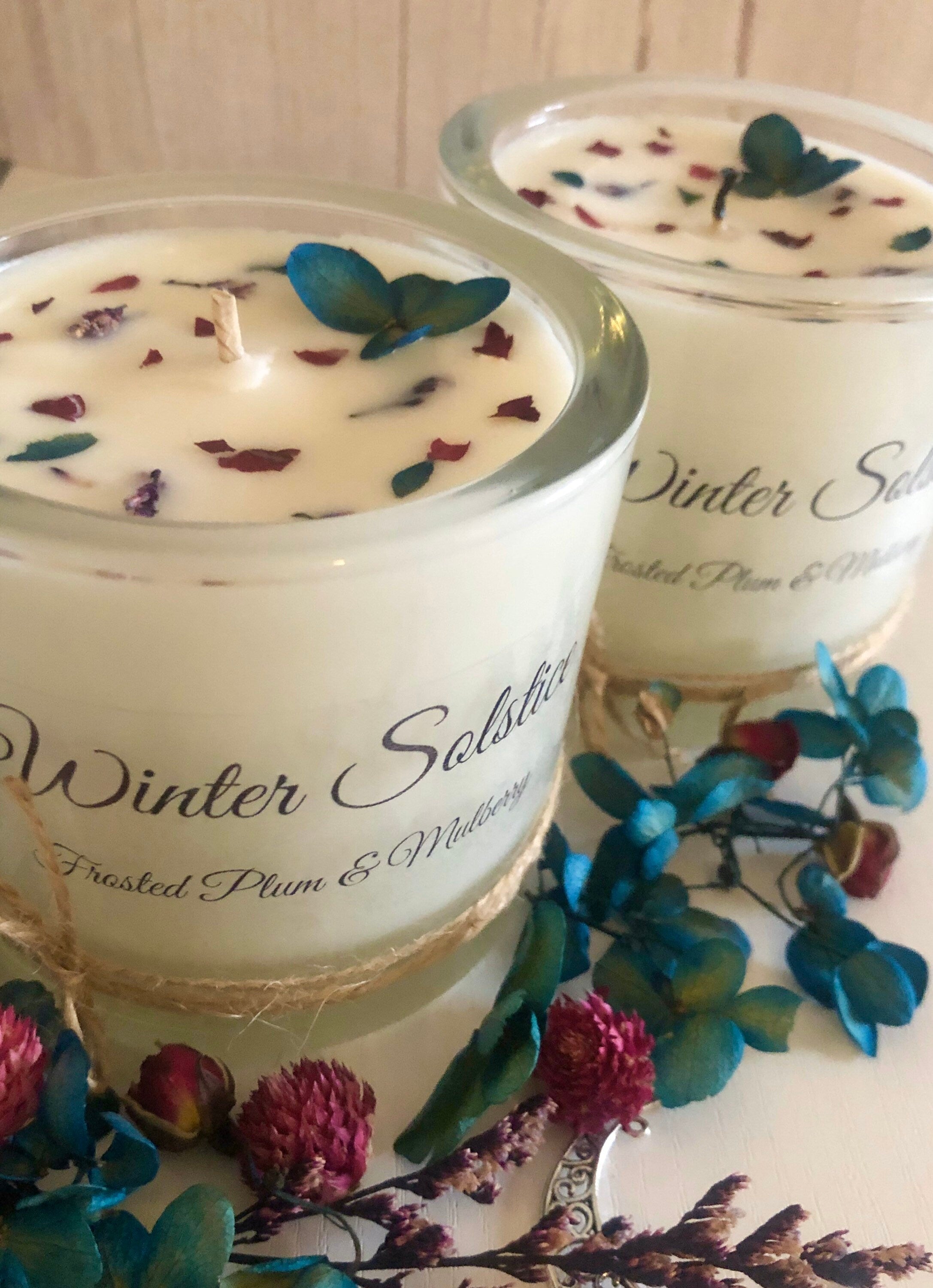 Winter Solstice Twin Set | Frosted Plum & Mulberry