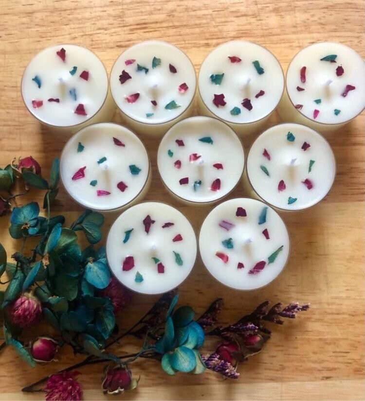 Winter Solstice Tealights | Frosted Plum & Mulberry