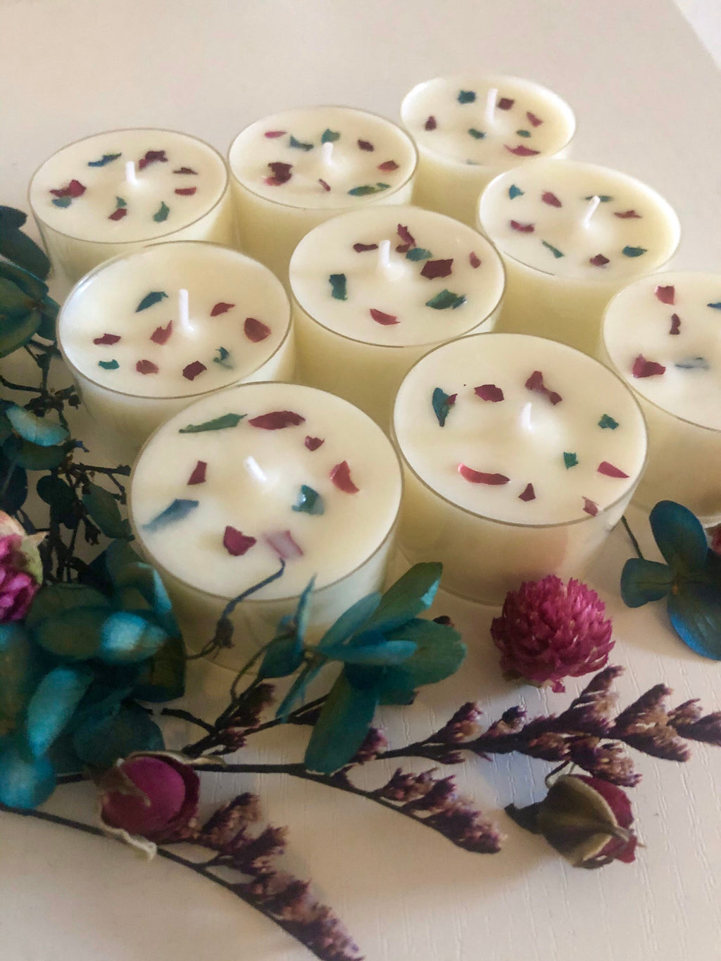 Winter Solstice Tealights | Frosted Plum & Mulberry