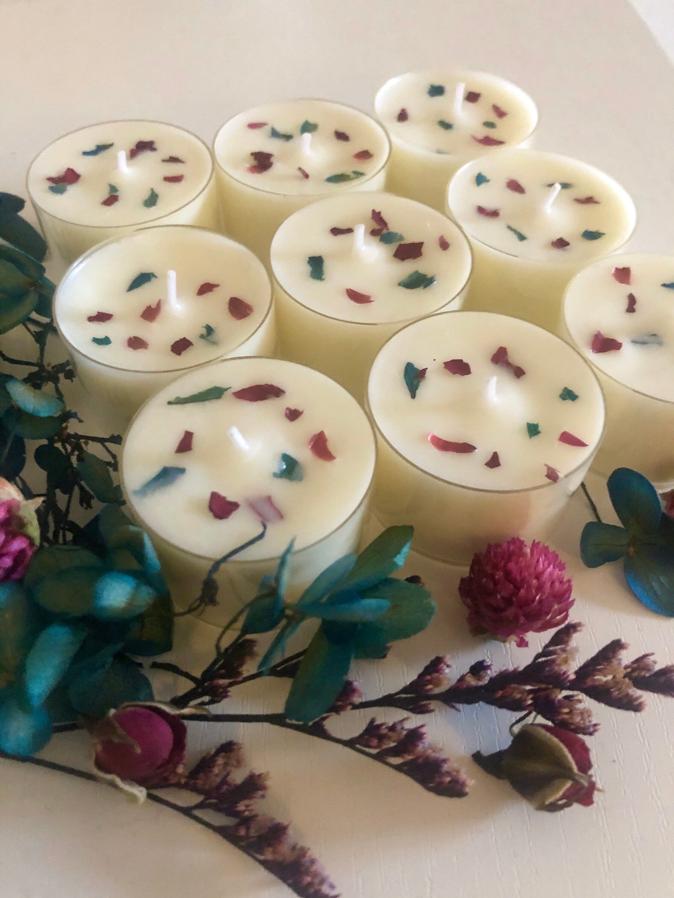 Winter Solstice Tealights | Frosted Plum & Mulberry