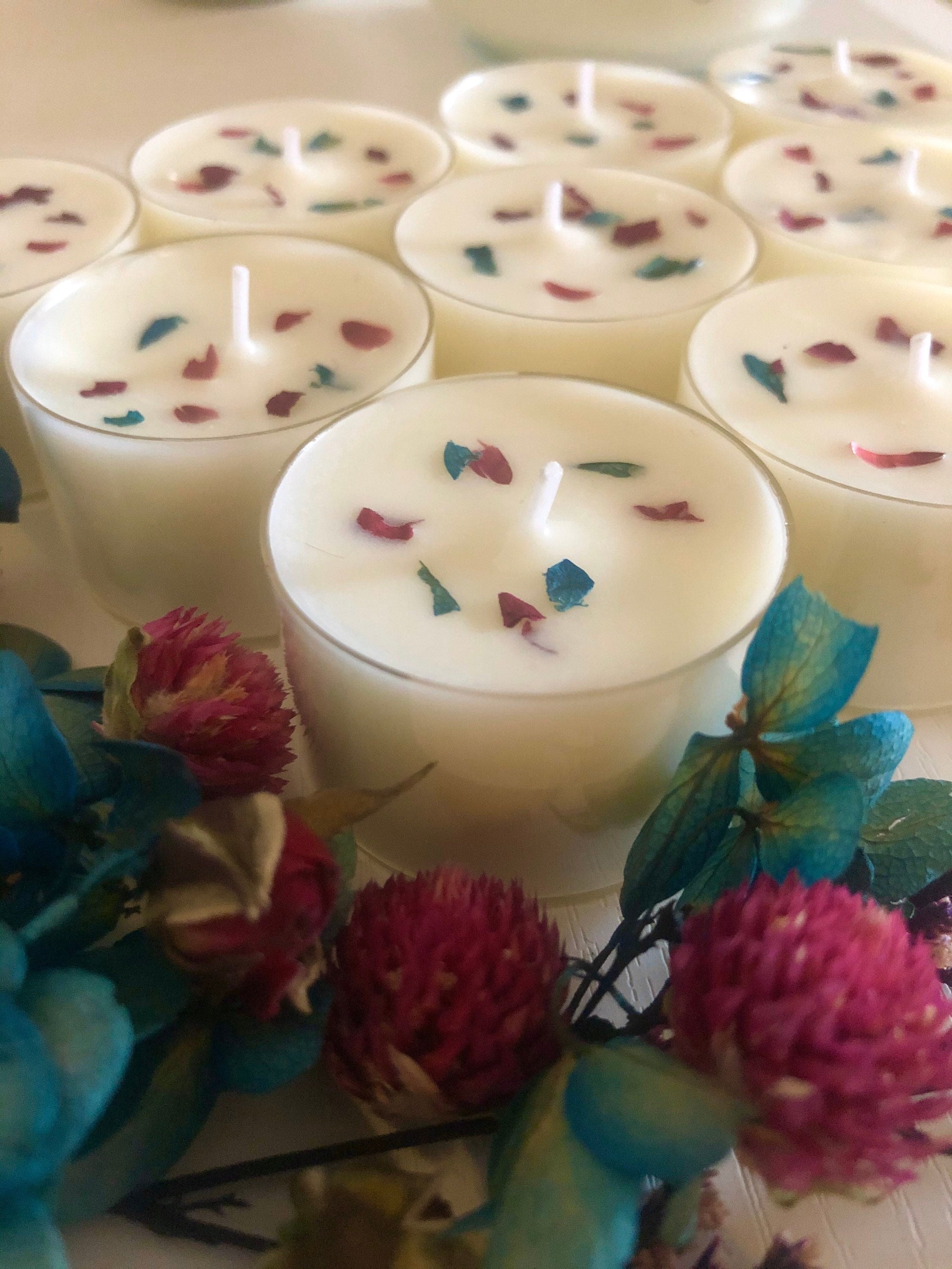 Winter Solstice Tealights | Frosted Plum & Mulberry