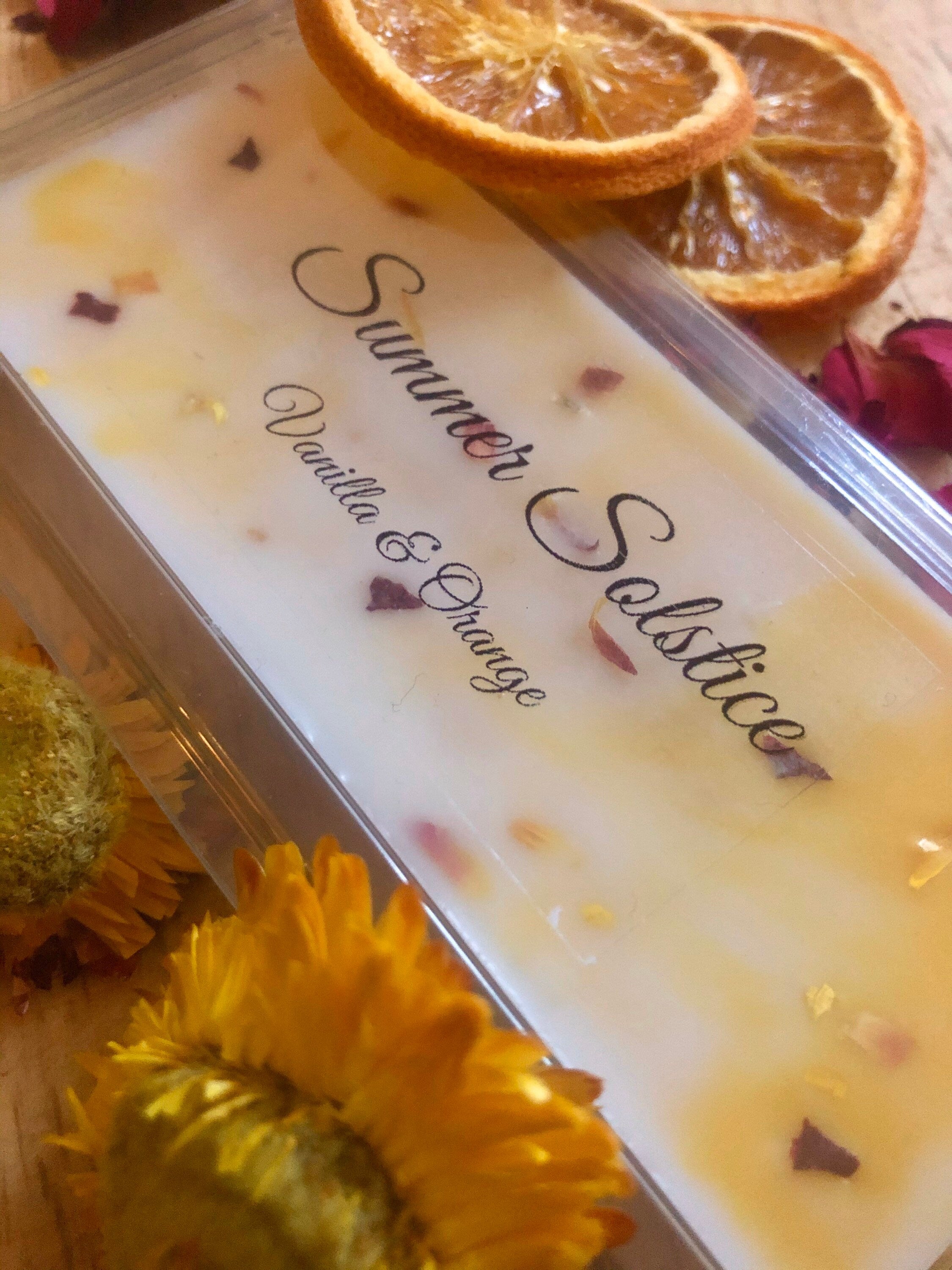 Botanical Wax Melts | Summer Solstice | Vanilla & Orange