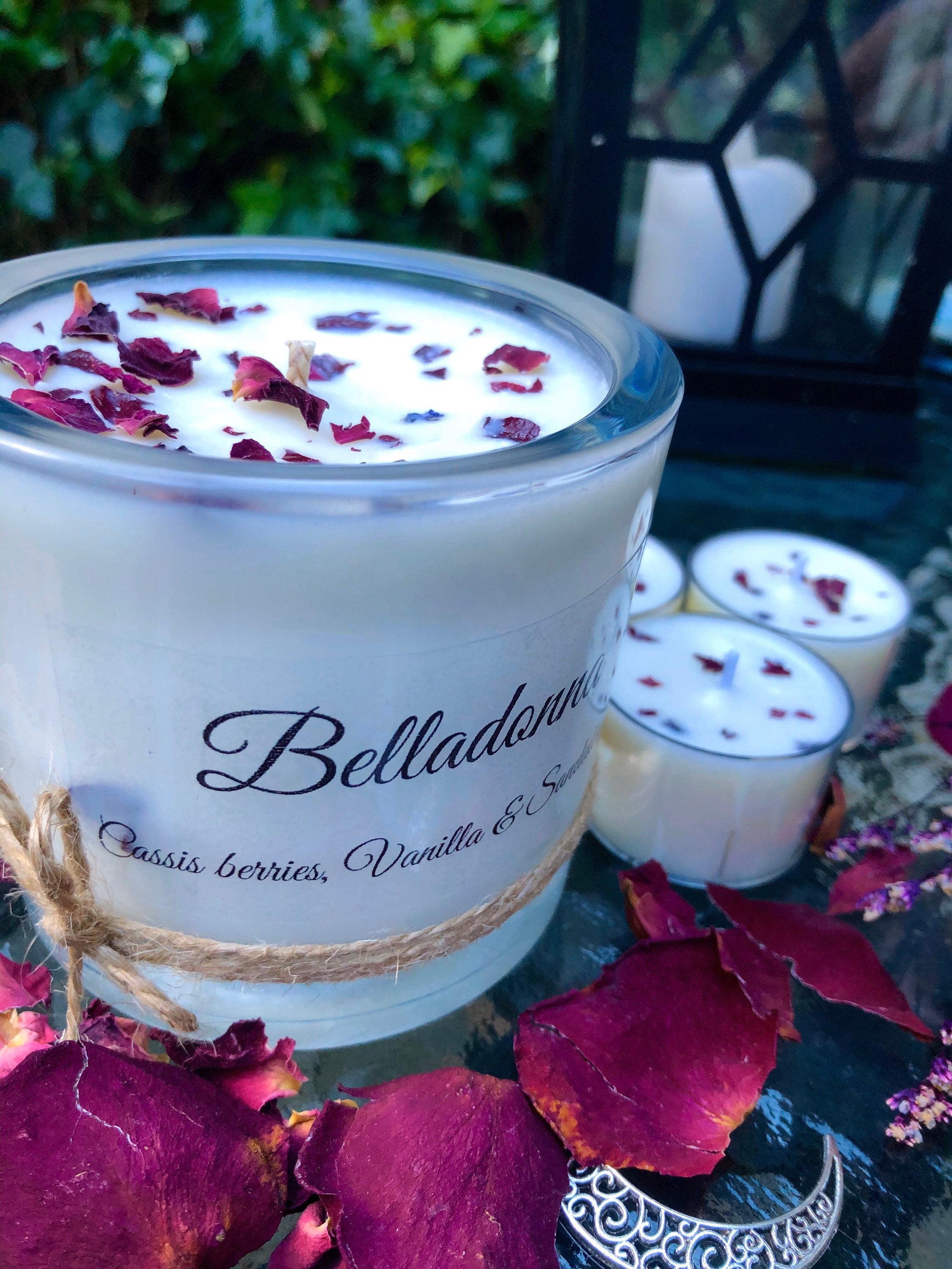 Belladonna & 3 Tealights | Cassis berries, Vanilla & Sandalwood