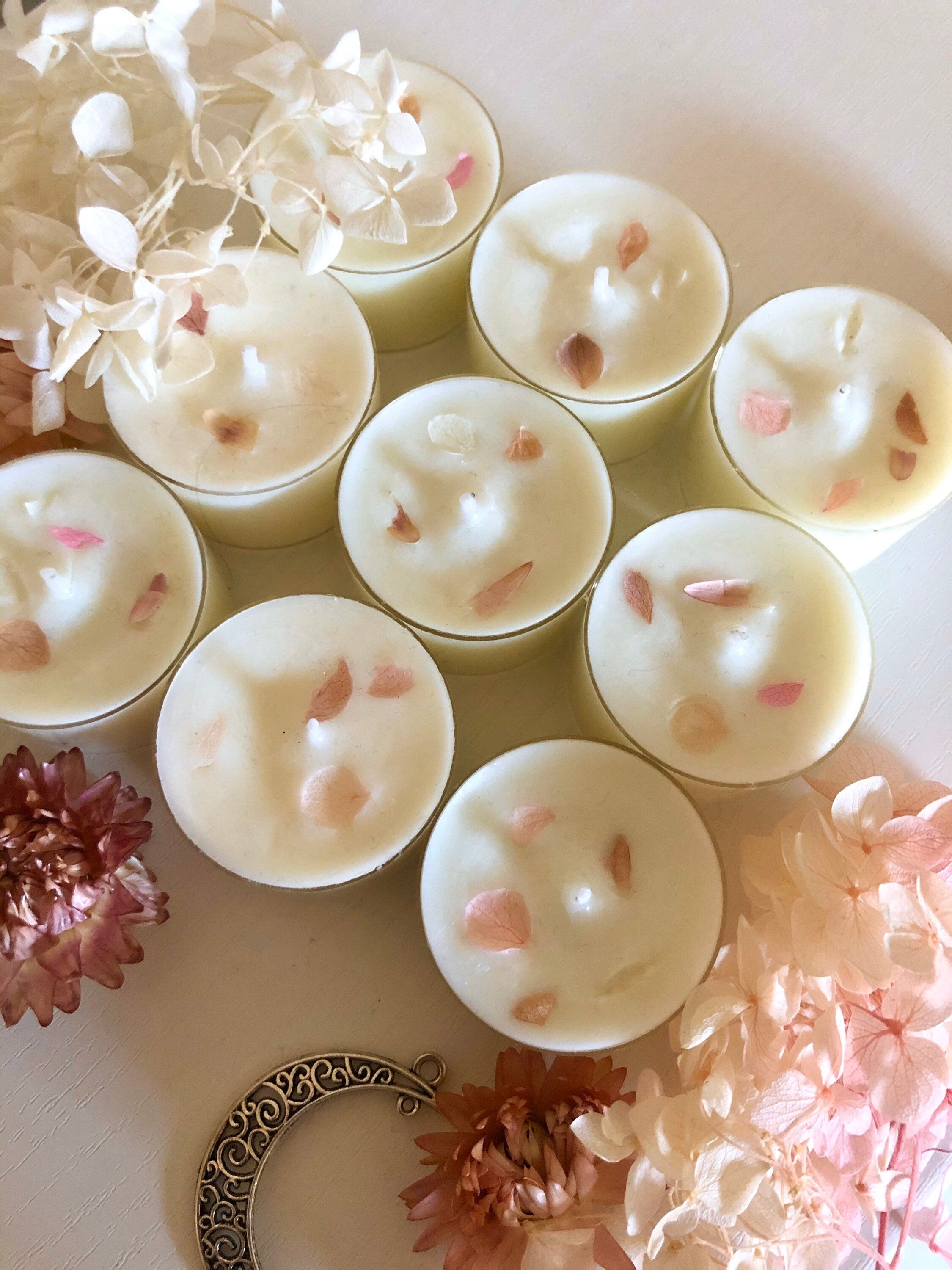 Moon Blossom Tealights | Cherry Blossom | Peony & Bergamot