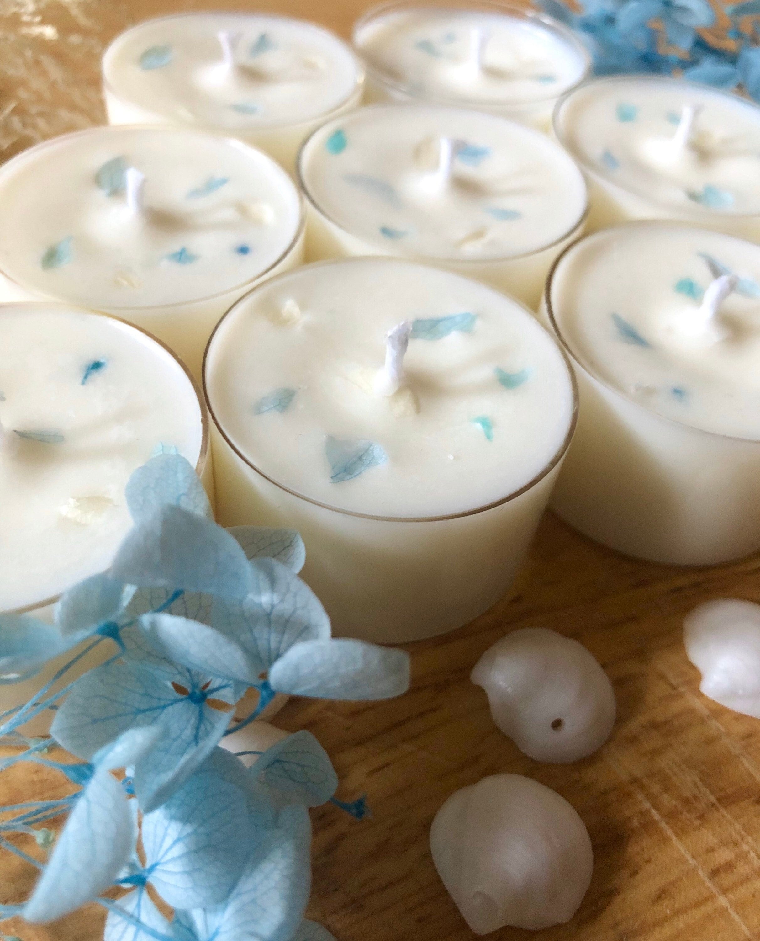 Ocean Tides Tealights | Sea salt, Driftwood & Cyclamen