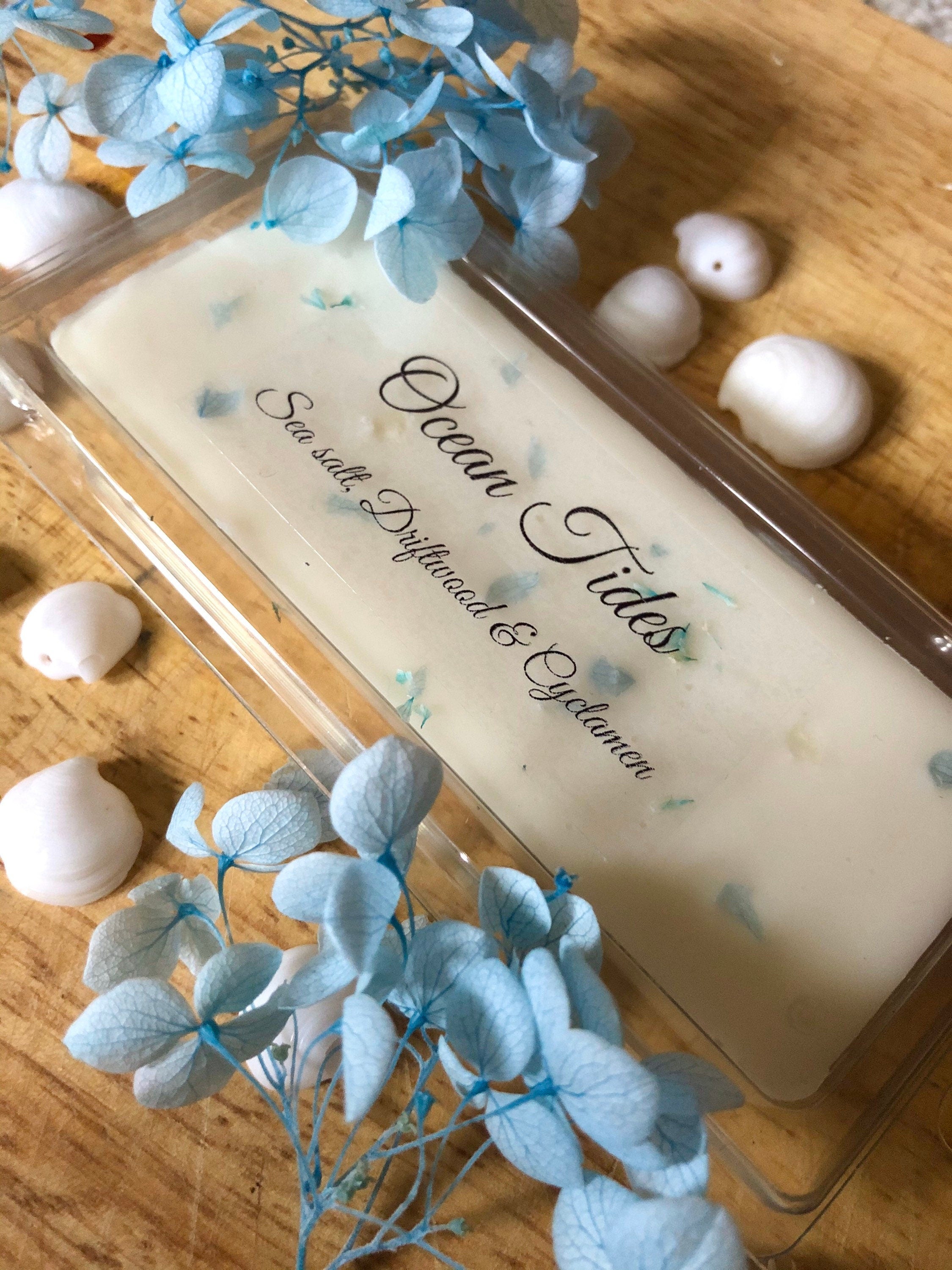 Botanical Wax Melts | Ocean Tides | Sea salt, Driftwood & Cyclamen