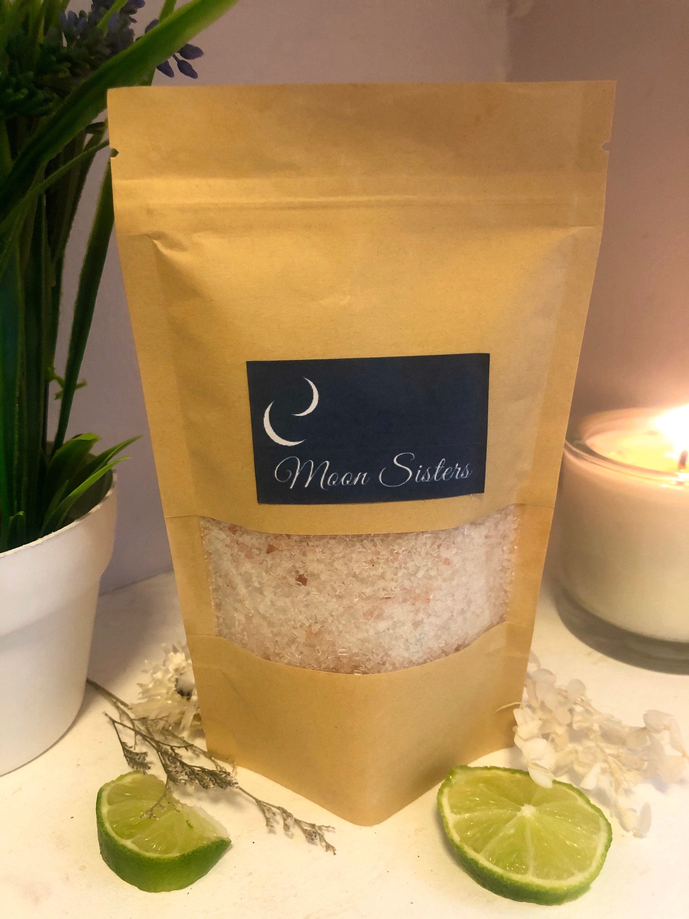 Natural Bath Salts | Midnight Margarita | Lime, Lemon & Coconut