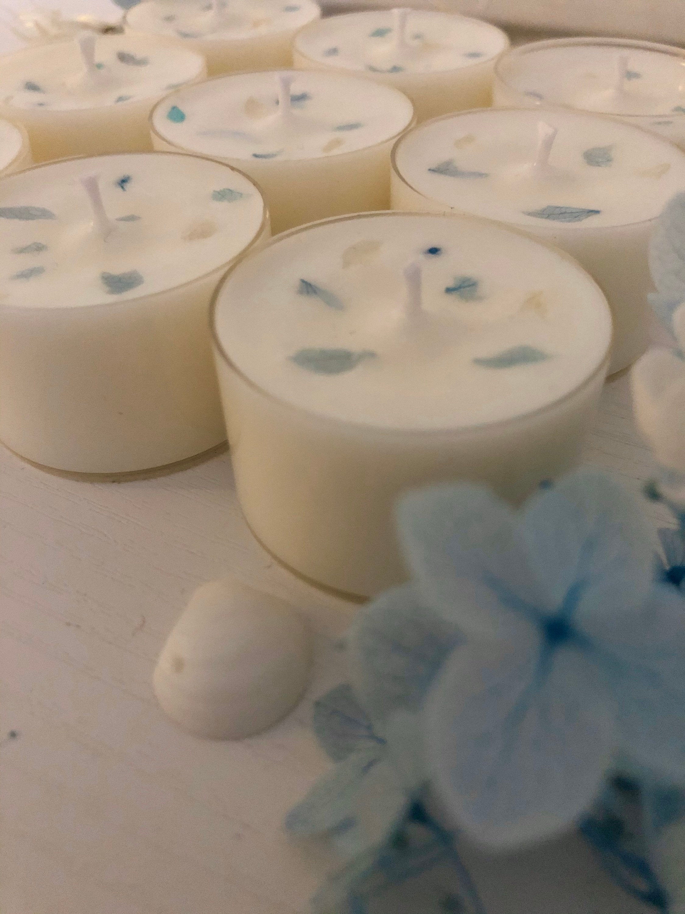 Ocean Tides Tealights | Sea salt, Driftwood & Cyclamen