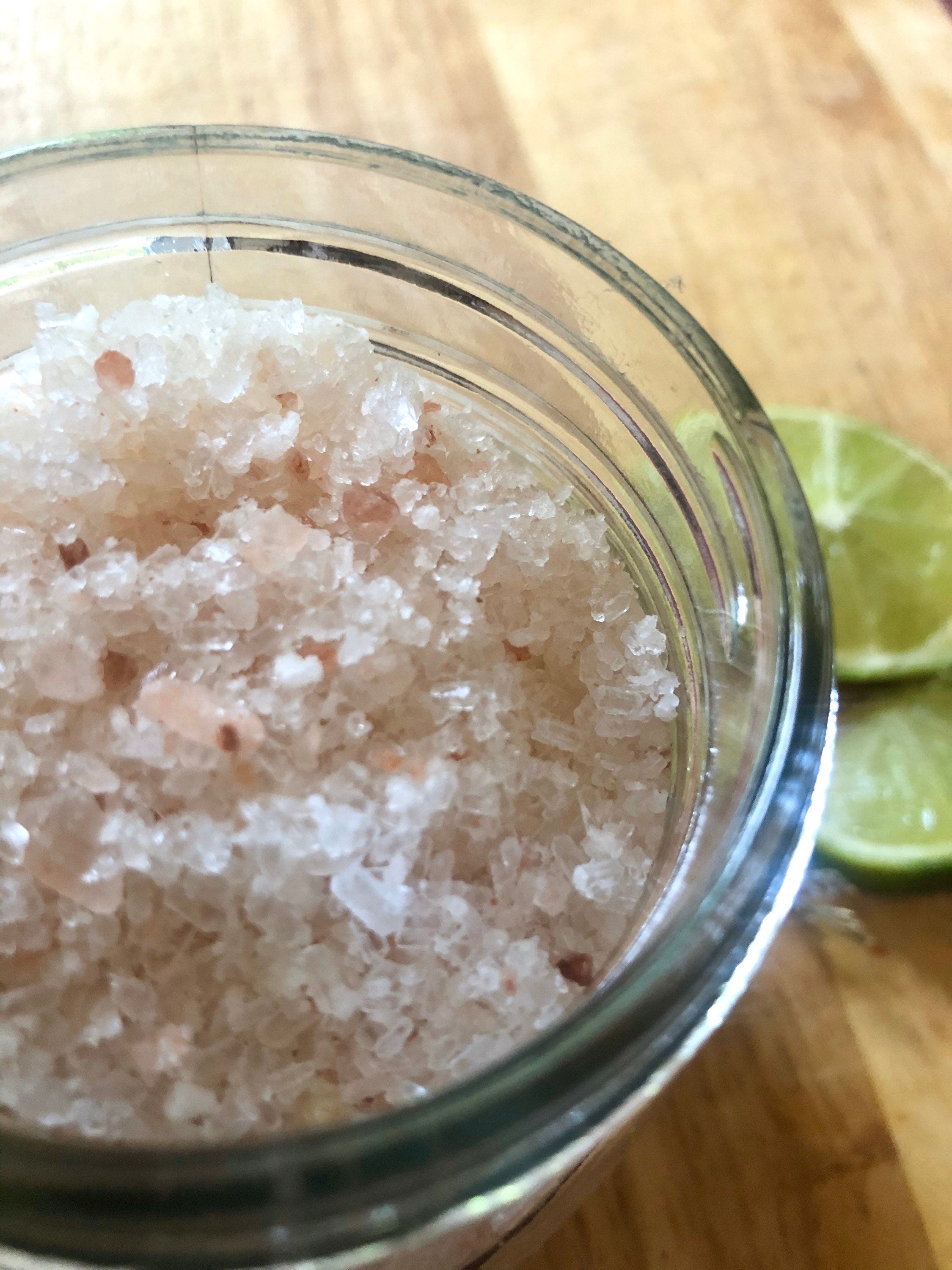 Natural Bath Salts | Midnight Margarita | Lime, Lemon & Coconut