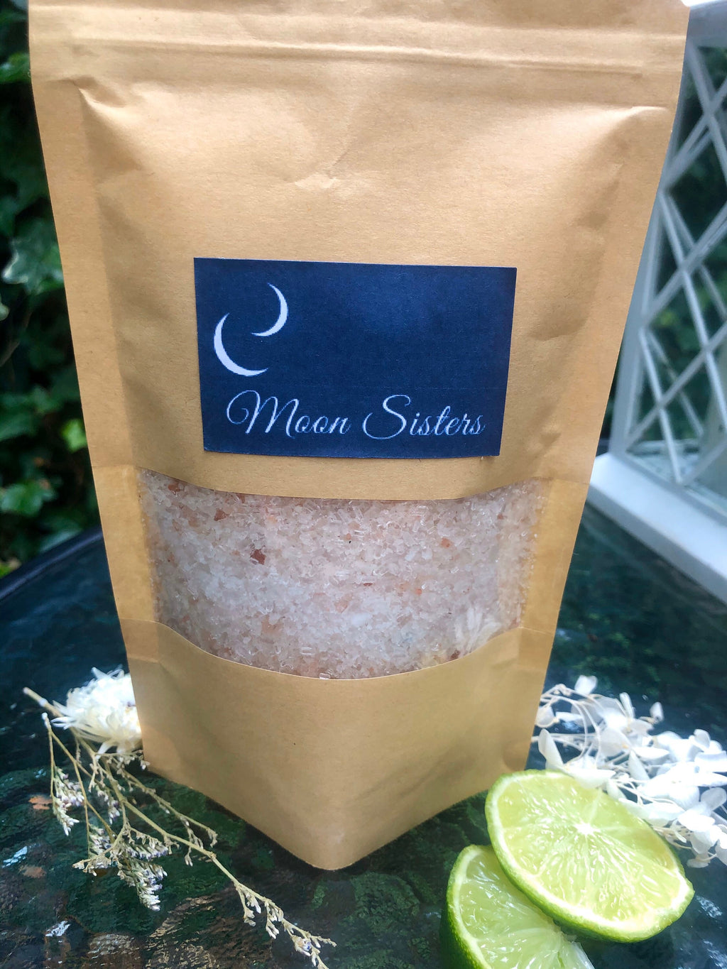Natural Bath Salts | Midnight Margarita | Lime, Lemon & Coconut